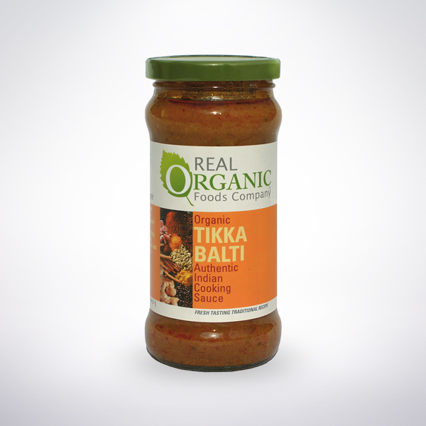 Real Organic Tikka Balti Indian Cooking Sauce